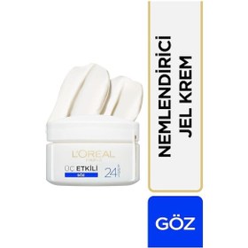 Resim L'Oreal Paris Üç Etkili Nemlendirici Göz Bakım Kremi 15 ML 