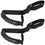 Resim Fochsia Siyah 2 Adet Ayakta Tutma Yardımcı Kol Askısı Ayarlanabilir Portatif Yüksek Dayanımlı Kamyon Suv 