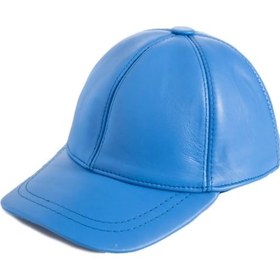 Resim Shopiolog Şapka Unisex Hakiki Deri Beyzbol Kep 