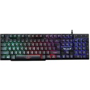 Resim Rush RK102 Kablolu Işıklı Mekanik Hisli Oyuncu Klavye 