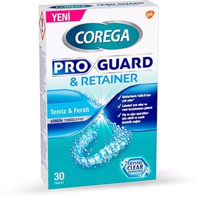 Resim Corega Super Proguard Retainer Temizleyici 30 Tablet 