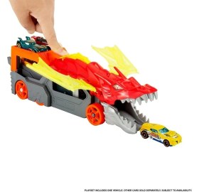 Resim Hot Wheels Fırlatıcı ve Taşıyıcı Ejderha 