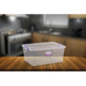 Resim Mediterian Şeffaf 20 Lt Hobi Saklama Kutusu, dayanıklı ve kullanışlı depolama çözümleri 