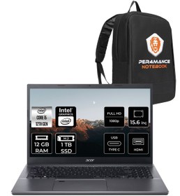 Resim ACER Aspire 5 i5 12450H 12GB RAM 1TB SSD 15.6'' FHD FDOS Taşınabilir Bilgisayar & PER4 ÇANTA 