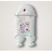 Resim Premium Kalite Organik Pamuk Bebek Kundak 17zbkundakkızördekayaklı 