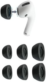 Resim Comply Apple AirPods Pro Generation 1 & 2 için Köpük Kulak Uçları, Çeşitli S, M & L, 3 Çift - Üstün Konfor, Sarsılmaz Uyum, Hafızalı Köpük Kulaklık Uçları, Kulaklık Değiştirme İpuçları, ABD'de 