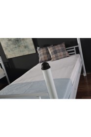 Resim RANZACI Solid Ranza 90x190 Genç Çocuk Yatak Odası Metal Ranza Ve Karyola 