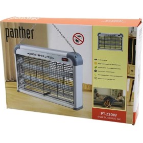 Resim Savarga Dikdörtgen Model Sinek Öldürücü Cız Makine 2X10W Masa Üstü - Askı Halkalı ETKİ=40M 226X38X7CM V (4801) 