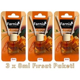 Resim Farnia Yüksek Esanslı Askılı Araç Kokusu Edp Parfüm Mango Kavun 8 Ml 3 Adet Avantaj Paketi 