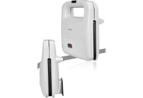 Resim Woodhub Pratik ve Şık Tost ve Izgara Makinesi, Beyaz, Hızlı Pişirme 