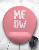 Resim Atölye Çizgi Meow Kedi Bilek Destekli Mouse Pad 