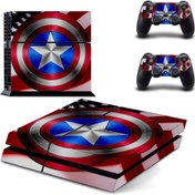 Resim Captain America Playstation 4 Fat Sticker Kaplama Ca-03 