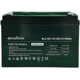 Resim Mullinix 12v 100ah Derin Döngülü Agm Jel Akü 