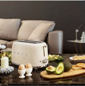 Resim Smeg TSF0CREU Retro 2 Dilim Ekmek Kızartma Makinesi 