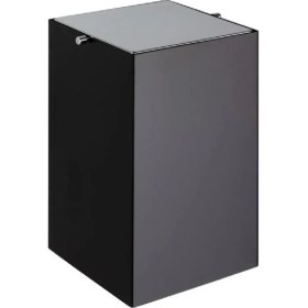 Resim System Banyo Aksesuarları Banyo Çöp Kovası 4 L Siyah|Krom 302x173x173 mm 