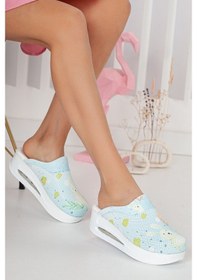 Resim 20Tasarımterlik Kadın Balonlu Tavşan Temalı Ortopedik Airmax Sabo Çok Renkli 