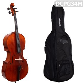 Resim Dominguez DCPG34M Profesyonel Çello (3/4) | Mat Cila Gül Ağacı Aksam 