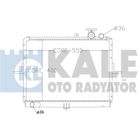 Resim KALE 370000 Su Radyatoru-(Kia: Bongo K2700 2.7 99- ) 400×538×26 (WM677927) 