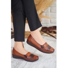 Resim Dr. Zen 256 Kadın Deri Comfort Ayakkabı Taba 