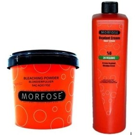 Resim Morfose Mavi Toz Saç Açıcı Oryal 1 KG Ve 20 Vol Oksidan 1 L 