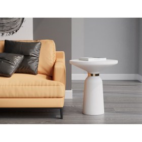 Resim Echo Furniture Elegance Beyaz Sehpa 