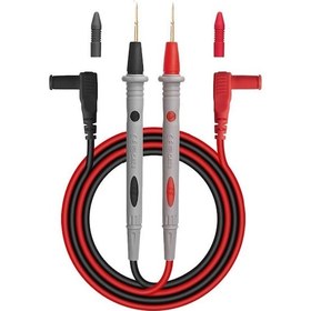 Resim 1 Çift İğne Uçlu Multimetre Probu 1000V 20A Tüm Multimetreler ile Uyumlu Test Ölçüm Kablosu 1 Mt 