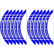 Resim Reflektör Mavi Dominar Uyumlu Geniş Jant Şeridi 