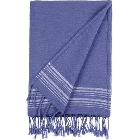 Resim Rin Peştemal/Peşkir - Mor Mavi / 90x170 cm 