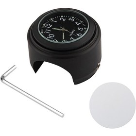 Resim Ranyeek Motosiklet Bisiklet Atv 22-25mm Saplı Saat, Alüminyum Kasa, Siyah Ekran, Dahili Pil, Zaman Takibi 