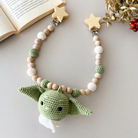 Resim Amigurumi Yoda Bebek Seti - Puset Zinciri 