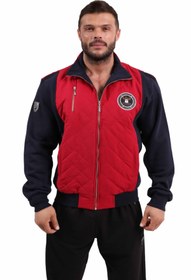 Resim Big Sam Bordo Detaylı Spor Mont 3599 