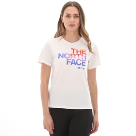 Resim The North Face W Foundatıon Graphıc Tee - Eu Kadın T-Shirt Beyaz 