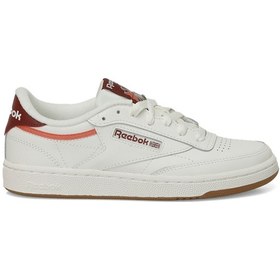 Resim Reebok Club C 85 Kırık Beyaz Kadın Sneaker Beyaz-kestane Beyaz - Kahverengi 