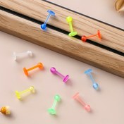 Resim 10 Renk Seti Yumuşak Akrilik Şeffaf Süper Yumuşak Plastik Yumuşak Dudak Mühürleri Burun Mühürleri Öğrenciler İçin Çıkış Kadın Giyim Görünmez Anti-inflamasyon 