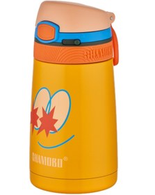 Resim Shamobo 2Lİ SET Pipetli Çelik Termos 350ml -6 Saat Isı Yalıtımı- 