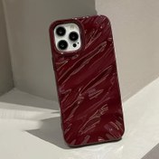 Resim Basit Kırışıklık Su Dalgası Iphone 16, 16Pro, 16Promax, 15, 14Promax, Apple 13 Telefon Kılıfı, 12 Düşme Önleyici, 11 Tüm Dahil X için Uygundur 