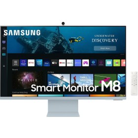 Resim Samsung M8 Serisi Uhd 32” Dahili Kameralı Akıllı Monitör (gün Işığı Mavisi) 