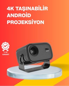 Resim shopwave 4000 Lümen Parlaklık Değerine Sahip Ev ve Ofis Projektör 