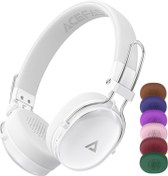 Resim ACEFAST H7 Kablosuz Bluetooth Kulak Üstü Kulaklık, Çok Renkli Değiştirilebilir Kulak Kupaları, Aktif Gürültü Önleme, 55 Saat Çalma Zamanı, Deep Bass, Bluetooth 5.4, Ultra Hafif, Seyahat, Ev ve Ofis 