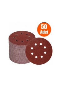 Resim 125mm. 220 Kum 8 Delikli Cırt Zımpara Nk 50 Adet 