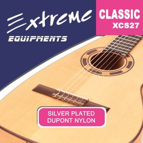 Resim Extreme XCS274 Klasik Gitar Teli (4. Tel Re) | Gümüş Kaplama Sarım Dayanıklı Çekirdek 