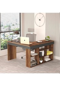 Resim Robinhome Robin Home Boston L Ofis Çalışma Masası Ofis Takımı Masa Sehpa Ke 