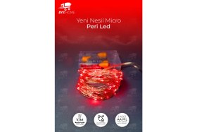 Resim BYSHOME Dekoratif 7 Metre Yapay Yapraklı Tel Şeritli Sarmaşık + 10 Metre Peri LED 