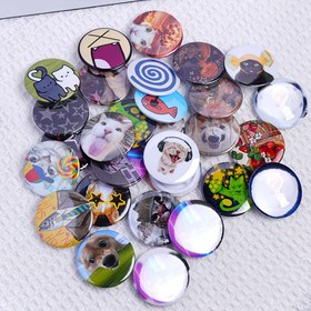 Resim 10/20/30 adet 44mm 1.7 inç Sıcak Satış Sevimli Çeşitli Badje Moda Tekli Ürün DIY Düğme Dekorasyon El Sanatları Yenilik Yaratıcı Badje Okul Çantası Sırt Çantası Kolye Giyim Aksesuarları Arkadaşlar ve Ortaklar için Hediye Verme 