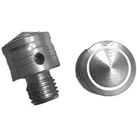 Resim Universal 10 Mm Gümüş Vida Tapası - Ayna Delik Tıkacı - Ayna Vidası Siyah 