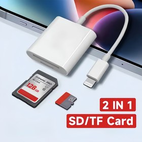 Resim Lightning'den SD Kart Okuyucu, iPhone Depolama Kartı Adaptörü ile Uyumlu, OTG Dönüştürücü, Telefon için SD Kart Adaptörü, Mobil Veri Aktarımı, Kompakt Tasarım, Profesyonel Görünüm, Güvenilir Bağlantı, Yüksek Hız Performansı, Telefon Aksesuarı, Hafif Dönüştürücü, Dayanıklı Konnektör, Seyahatçılara Uygun 