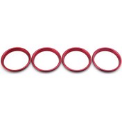 Resim Suofeng Audi A3/s3 İçin Paslanmaz Alüminyum Hava Çıkışı Dekoratif Halkalar - 4 Parça 