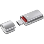 Resim Usb-c / Typ-c-tf Kart Çok Fonksiyonlu Kart Okuyucu Universal Adaptör Gümüş 