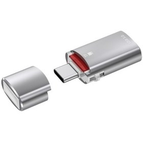 Resim Usb-c / Typ-c-tf Kart Çok Fonksiyonlu Kart Okuyucu Universal Adaptör Gümüş 