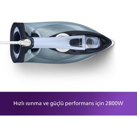 Resim Azur DST7020/20 7000 Serisi 2800 W Mavi Buharlı Ütü 